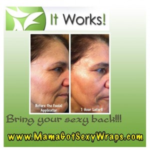 Results from facial applicators.
